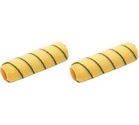 ProDec PRRE014 Medium Pile Woven Trade Professional Paint Roller for A Smooth Finish Painting with Emulsion and Masonry Paints on Interior and Exterior Walls and Ceilings,9 inch x 1.5" (Pack of 2)
