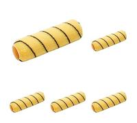 ProDec PRRE014 Medium Pile Woven Trade Professional Paint Roller for A Smooth Finish Painting with Emulsion and Masonry Paints on Interior and Exterior Walls and Ceilings,9 inch x 1.5" (Pack of 5)