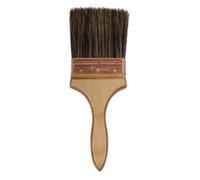 ProDec 4 inch Pure Bristle Trade Professional Wall Brush for Fast Painting with Emulsion Paints on Walls and Ceilings and as a Splash Brush for Plastering, 4" 100mm