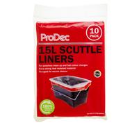 Prodec Scuttle Liners - 15L, Pack Of 10 - Tear Resistant Bags For Fast Paint Change - Waterless Clean Up