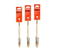 ProDec 21mm Trade Professional Pointed Synthetic Sash Brush Ideal for Precise Painting of Sash Windows, Architraves and Other Curved, Moulded or Profiled Surfaces with Gloss and Satin Paints