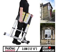 ProDec Advance 3.8 m (12' 6") Click 'n' Climb PRO Telescopic Ladder