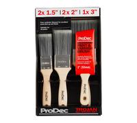 ProDec Trojan Decorator Brush Set - Cutting in, General Painting - 1.5", 2", 3"