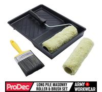 ProDec PRRT028 PRODEC 9 x 1.75-inch Twin Head Masonry Kit/Brush, Black