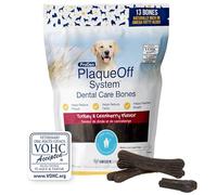 ProDen PlaqueOff 13 Dental Bones for Medium & Large Dogs Tartar, Plaque & Bad Breath Remover, Improves Overall Oral Health Flavour(Turkey & Cranberry)