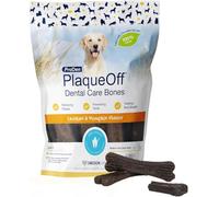 ProDen PlaqueOff 13 Dental Bones for Medium & Large Dogs, Tartar, Plaque & Bad Breath Remover, Improves Overall Oral Health Flavour(Chicken & Pumpkin)