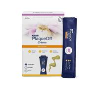ProDen PlaqueOff Crème for Cats - Clinically Proven Dental Care, Helps Remove Plaque, Tartar, & Bad Breath - Low-Calorie Lickable Oral Care - 30 Chicken Flavour Pouches
