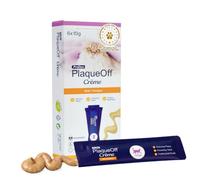 ProDen PlaqueOff Crème for Cats - 6x Chicken Flavour | Clinically Proven Dental Care, Vet Recommended, Remove Plaque, Tartar, & Bad Breath, Low-Calorie Lickable Oral Care Treat