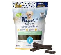 ProDen PlaqueOff Dental Bones for Dogs - Vegan Mint Fusion (17oz) | Dog Teeth Cleaning Chews for Dog Bad Breath - Accepted by the VOHC to Help Reduce Plaque & Tartar
