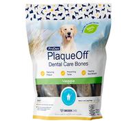 ProDen PlaqueOff 20 Mini Dental Bones for Small Dogs Tartar, Plaque & Bad Breath Remover, Improves Overall Oral Health, Vegetable Fusion and Blueberry