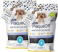 ProDen PlaqueOff Value Pack 40 Mini Dental Bones for Small & Toy Dogs