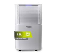 Prodex 12L/Day Dehumidifier for Mould Removal & Clothes Drying, Extracts Moisture in Your Home/Office/Garage, Low Energy Dehumidifier, Removes Damp & Condensation, 24 Hour Timer
