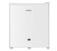 Prodex PX3711W Table Top Fridge, 41 Litre Capacity, White Reversible Door, Chill Box, 1 Wire Shelf, 2 Balcony Shelves, Temperature Control, Locking Door
