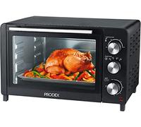 Prodex PX7023B 23 Litre Tabletop Mini Oven, 1500W Electric Cooker & Grill, Ideal for Roasting, Baking, Grilling & Reheating, Temperature Range: 100-230°C, Black