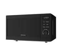 Prodex PXMS02080B 20 Litre Digital Microwave, 800W, 6 Power Levels, Defrost, Digital Display, 30 Minute Countdown Timer, Auto Shut Off, Turntable On/Off, Internal light, Black