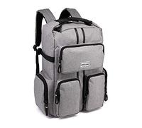 PRODG Grey-Subway Backpack, Grey, 17 x 35 x 44 cm, Capacity 25.5 L