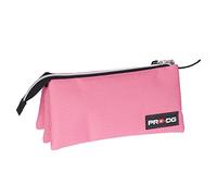 PRODG Pink-Triple HS Pencil Case, Pink, 23 x 11 cm