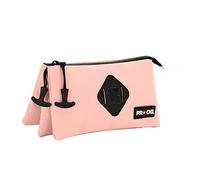PRODG Salmon-Smart Triple Pencil Case, Pink