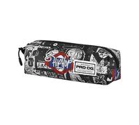 PRODG Under Hip Hop-2.0 Fan Square Pencil Case, Black, 21 x 8 cm