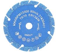PRODIAMANT 75 mm Multicut Diamond Cutting Disc for Battery Angle Grinder 76 mm Akkuflex Titanite Segment Cuts All Construction Materials