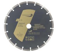 PRODIAMANT diamond cutting disc universal 230mm 9inch x 22.2 mm concrete, stone, brick 9 inch diamond disc 7mm segment
