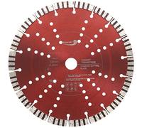PRODIAMANT Premium Diamond Cutting Disc Concrete 230 mm 9 inch x 22,23 mm Diamond Cutting Disc 230mm Segment Height 15mm