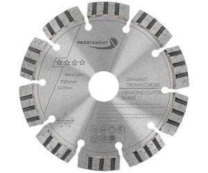PRODIAMANT Premium diamond cutting disc concrete laser 5" 125 mm x 22.2 mm diamond cutting disc laser welded