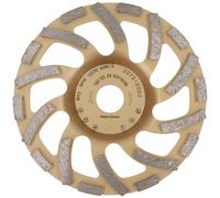 PRODIAMANT Professional Diamond Cup Wheel Turbo 150 mm 6 inch x 22.2 mm Diamond Grinding Wheel PDX82.918 Concrete Natural Stone