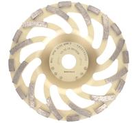 PRODIAMANT Professional Diamond Cup Wheel Turbo 180 mm 7 inch x 22.2 mm Diamond Grinding Wheel PDX82.918 Concrete Natural Stone