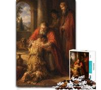 Prodigal Son Father Embrace Jigsaw Puzzle 1000pcs (38x26cm) Gift for Adults | For free days in December: Adult jigsaw puzzle with 1000 pieces suits quiet moments between celebrations.