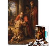 Prodigal Son Father Embrace Jigsaw Puzzle 1000pcs (70x50cm) for Adults | For relaxed holiday time, this adult jigsaw puzzle with 1000 pieces offers a screen-free activity for the Christmas break.