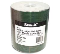 Prodisc Spin-X White Inkjet Printable DIGITAL-AUDIO 80-Minute CD-R's 100-Pak