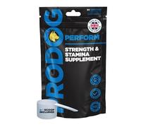 ProDog Perform Food Topper Powder for Working & Sporting Dogs | 58% Tri-Protein + Fish Collagen | Omega 3, 6, 9 & Ginseng for Strength, Stamina & Focus | 60 Servings