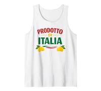 Prodotto Di Italia Italian Lemon Graphic Summery Summer Vibe Tank Top