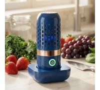 Produce Cleaner Fruit Cleaner Cleaning Produce With Oh-Ion Purification Technology, Wireless Charging, Portable,No Scrubbing, (Blue)