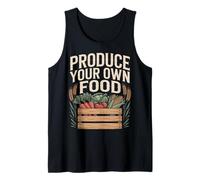 Produce Your Own Food Urban Vegetable Gardening Tank Top