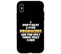 Producers are the only thing I like Musical Artist EDM DJ Case for iPhone X/XS