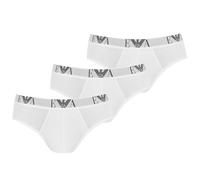 Emporio Armani 111734 Slip 3 Units White 2XL Man