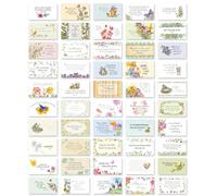 Product Concept Mfg., Inc. Christian Mni Scripture Cards Set, 3.5 x 2, Inspirational Bible Verse, Floral Design, Faith-Based Messages, 50 Count