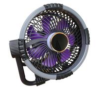 Product Giant High Tech,SUPER FAN PRO. 20000mAh Rechargeable Portable Indoor/Outdoor Fan 8 Inch, Led Light, USB Point for charging Devices, 4 Speeds, Strong Airflow, Sturdy product, Holidays