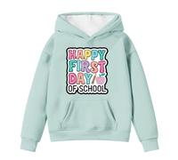 Product Girls Hoodies & Sweatshirts Product Cute Cartoon Print Hooded Sweatshirt for Kids Platform Loved Letter Print Sweatshirt for GirlsToddler & Kids II Big Girl's Pullover (Mint Green, 5-6 Years)