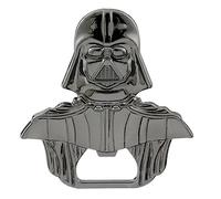 Product image Darth Vader bottle opener, glossy black, solid workmanship, 55 mm x 60 mm, for the home bar and on the go, funny gift for Star Wars fans