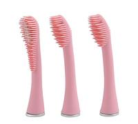 Product Name :Silicone Electric Toothbrush headsSize : L80mmColor :Pink Material :Silica gelweight :8.4gToothbrush Head Set: 3 Toothbrush Heads 2 pcs Whole Silicone +1 pcs hairsilicone Head