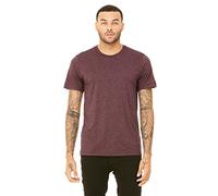 Product of Brand Bella + Canvas Unisex Jersey Short-Sleeve T-Shirt - Heather Maroon - XL - (Instant Savings of 5% & More)