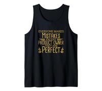 Product Owner Perfect, Scrum, Scrum Master Tank Top