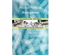 Product Portfolio Management A Complete Guide - 2020 Edition