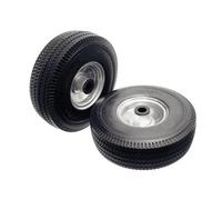 Product Pro 2 x 10" inch Puncture Proof Wheels 4.10/3.50-4 for 20mm Axle Shaft