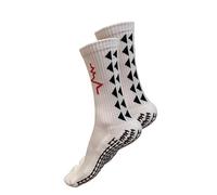 Product Pulse Grip Socks Anti Slip Sports Socks. Cushion Wicking Breathable. Athletic socks for Running, Football, Yoga, Tennis, Hiking. 1, 2 or 3 Pairs (UK, Alpha, S, Regular, Regular, 1, White)