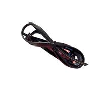 Product Temperament Leather Bow Twisted Clip For Women's Back Of Head, High-end Feeling, One-line Clip For 2025 Hair Accessories(2)