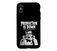 Production Is Down Tech Humor Funny Programming Movie Poster Case for iPhone X/XS